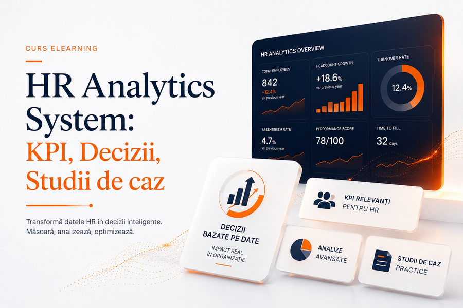 e-Learning - HR Analytics System: KPI, Decizii, Studii de caz
